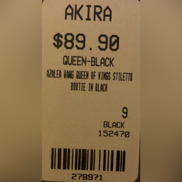 AZALEA WANG QUEEN of KINGS STILETTO BOOTIES SIZE: 9.0 - Picture 13 of 13